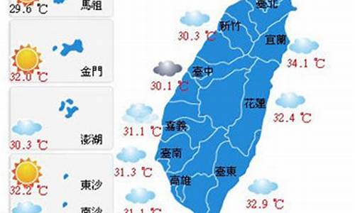 8月底台湾的天气_台北8月份天气